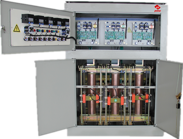 SBW-F系列三相分调补偿稳压器内部结构图